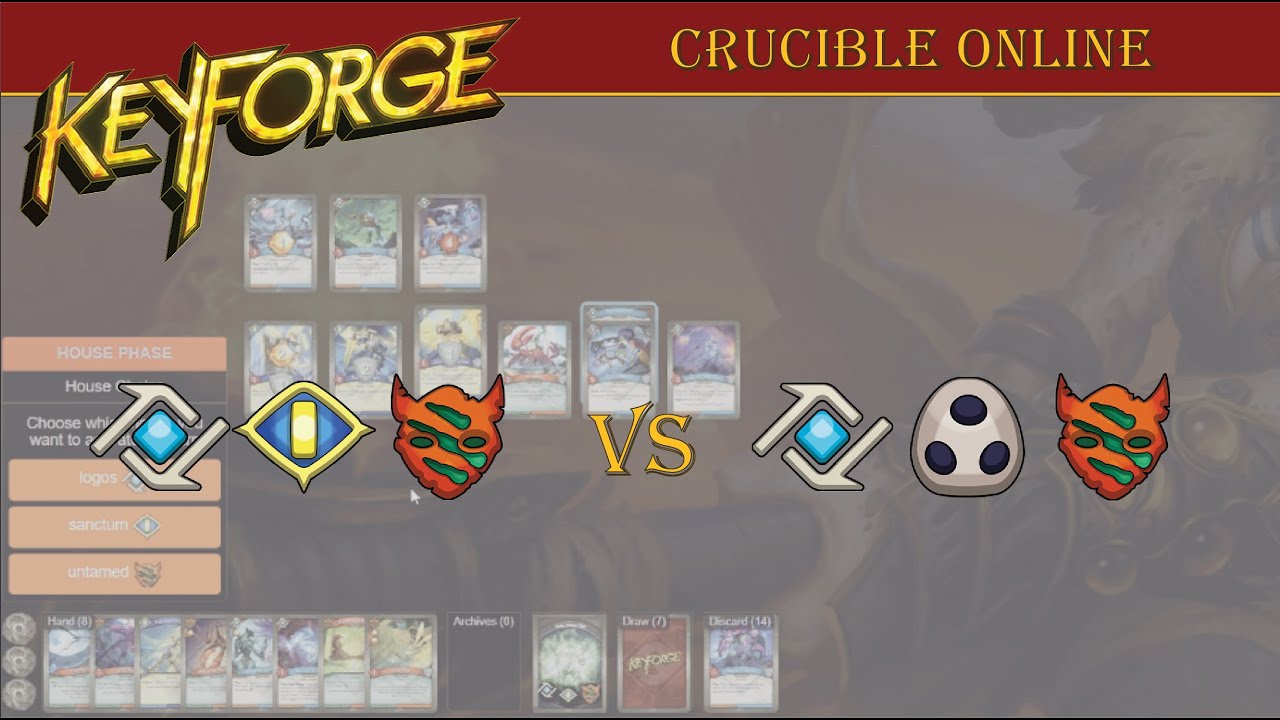 happoween's tweet card. KeyForge Gameplay | Logos Sanctum Untamed | Skippy Timehog FTW! Play...