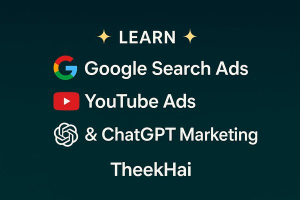 CoursesOffer9's tweet card. 🚀 Transform Your Career with Google Ads, YouTube Ads ChatGPT Mastery🌟 What You’ll LearnUnlock a powerful blend of digital marketing and AI skills designed for today’s fast-paced professional...