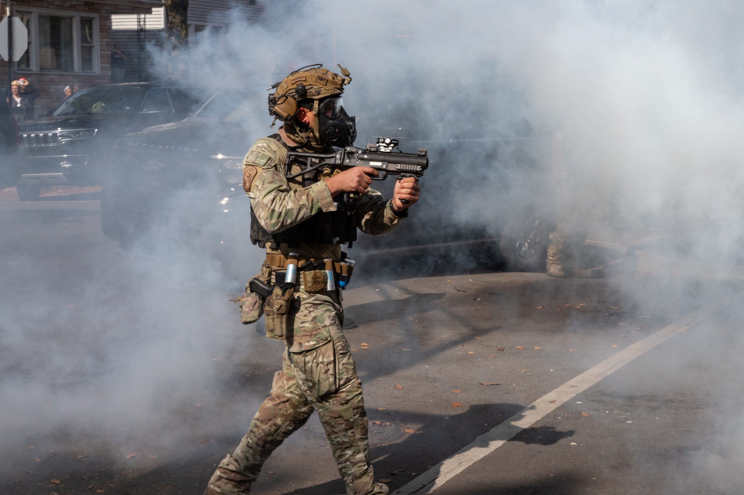 slulay2's tweet card. Contrary to federal claims about attacks on agents, most of these incidents appear to involve nonviolent protesters or bystanders.