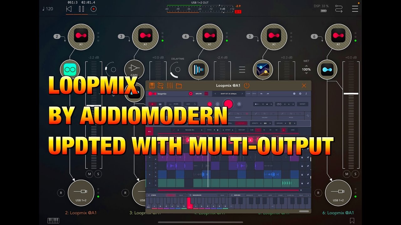 soundtestroom's tweet card. LOOPMIX by Audiomodern - UPDATED With Multi-Output - Walkthrough...