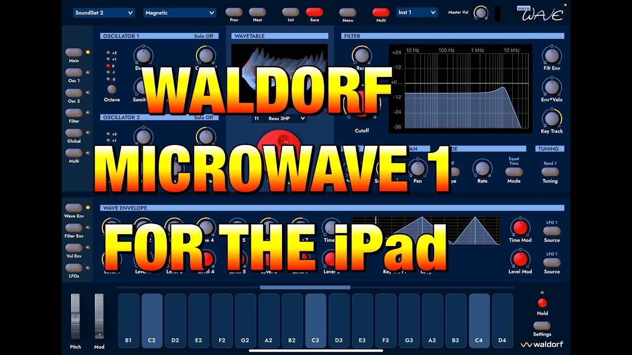 soundtestroom's tweet card. Waldorf MICROWAVE 1 - Classic Wavetable Synthesizer - Walkthrough &...