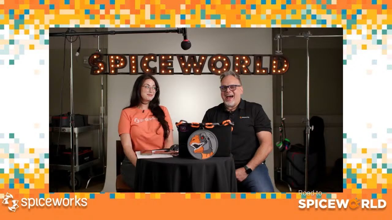 Spiceworks's tweet card. Live From SpiceWorld Day 2