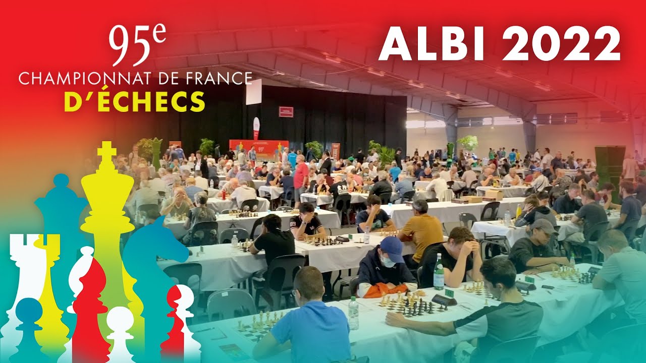 OlibrisEchecs's tweet card. Souvenirs du 95e Championnat de France d'échecs à Albi