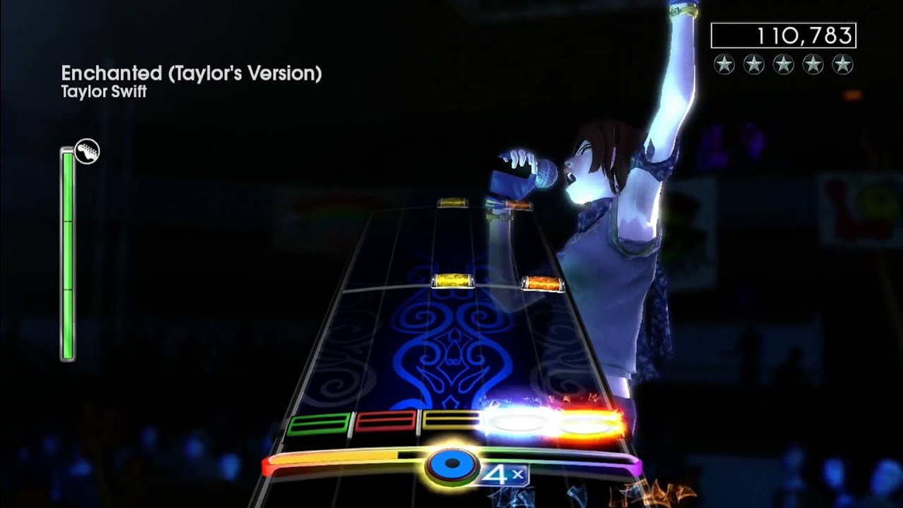 joeycrick's tweet card. Rock Band 2 Deluxe Custom - Enchanted (Taylor's Version) (Expert...