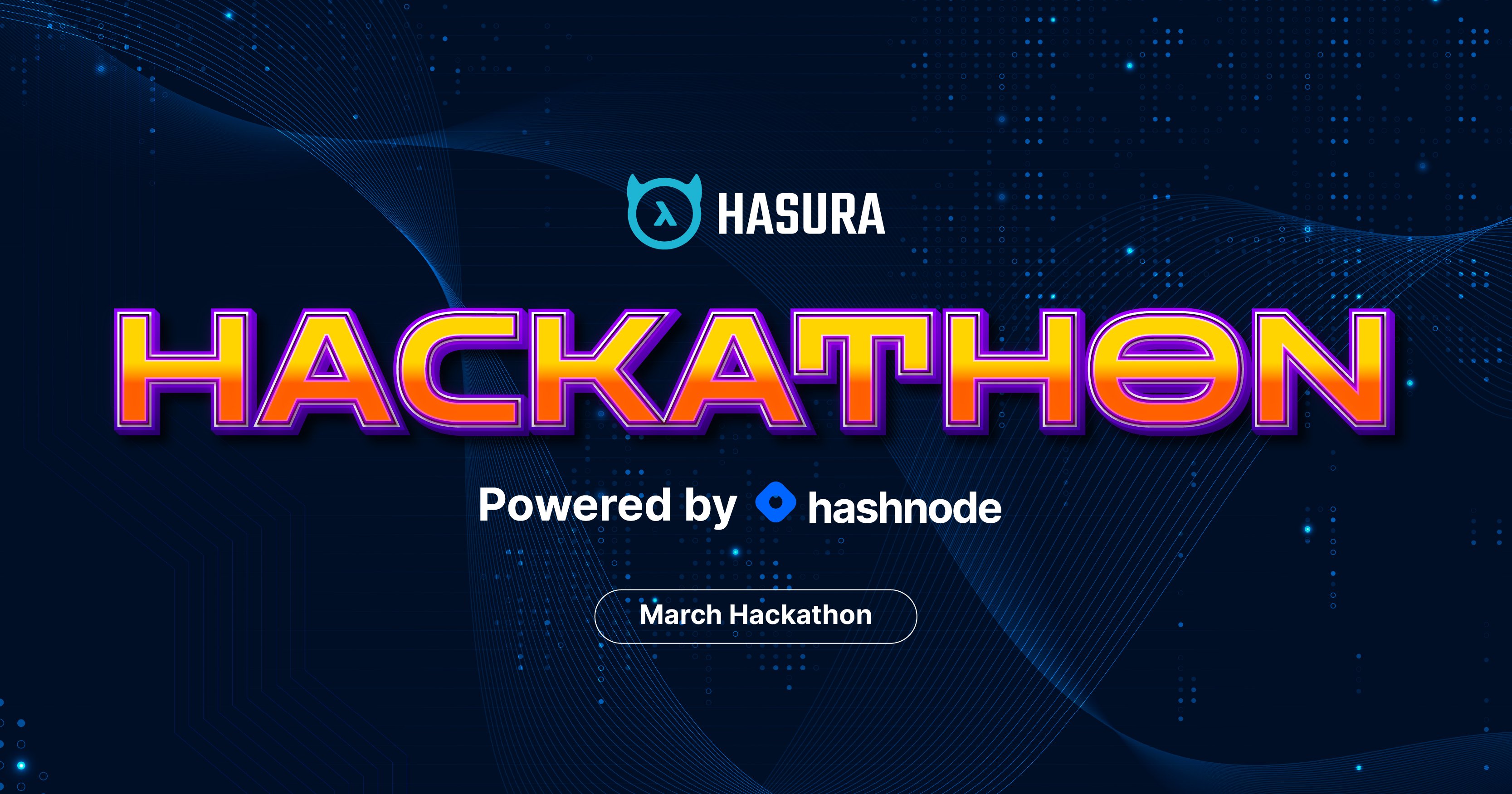 hashnode's tweet card. Your chance to build an open-source app & APIs with Hasura and win some serious cash prizes and swags!