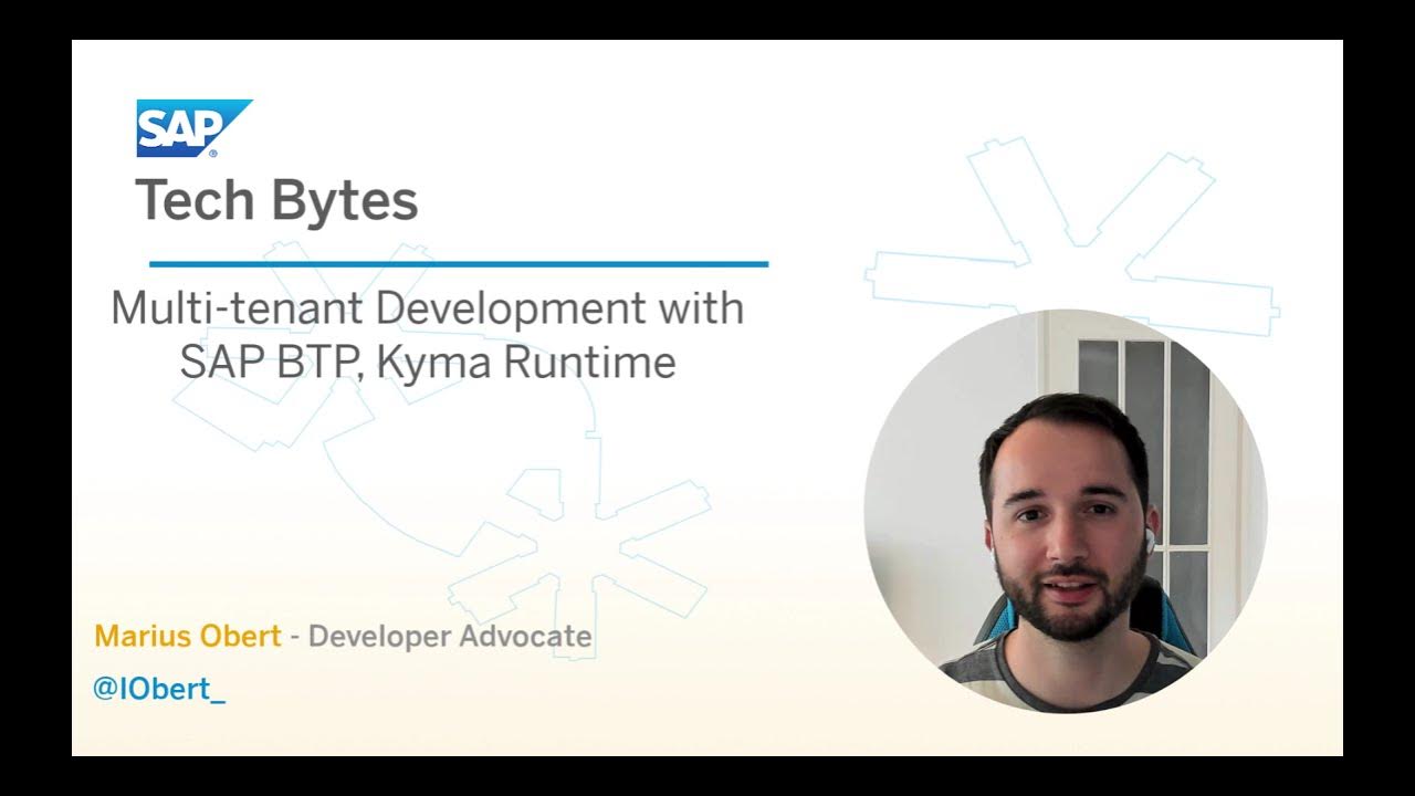 IObert_'s tweet card. Multi-tenant Development with SAP BTP, Kyma Runtime