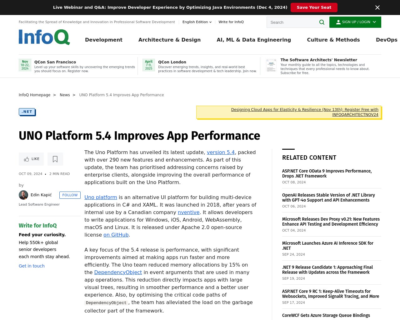 managetech_inc's tweet card. QCon San Francisco（11月18日〜22日）: 適切なソフトウェアプラクティスを採用しているこ