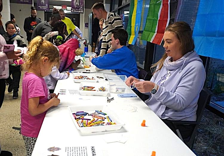 WolvesWps's tweet card. A journey through West Elementary School brought families to many different countries to explore traditions and festivities.