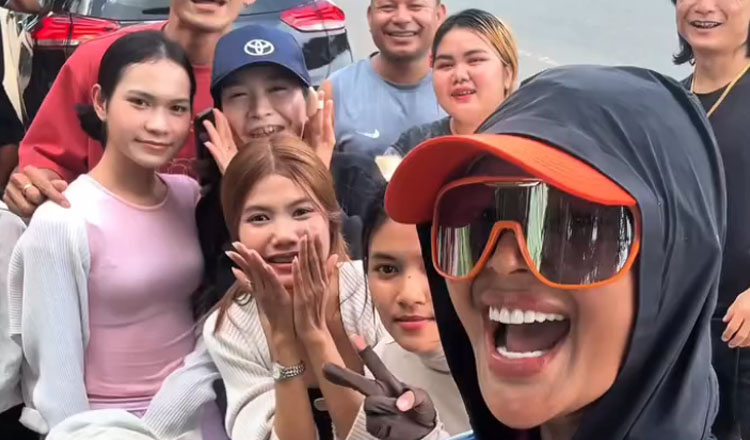 KhmerTimes's tweet card. Miss Cambodia, Koy Enna, says that she hopes that her epic walk across Cambodia will to promote regional tourism from one province to another and raise funds to help children and the disabled in...