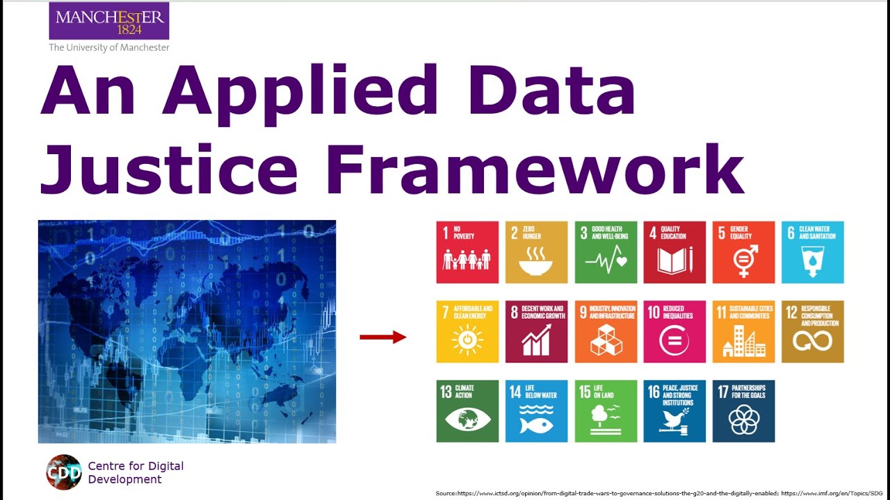 CDDManchester's tweet card. An Applied Data Justice Framework