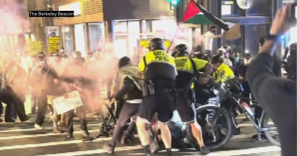 RandomRedhead4's tweet card. Thirteen people were arrested and four police officers were hurt during a violent pro-Palestinian rally in Boston.