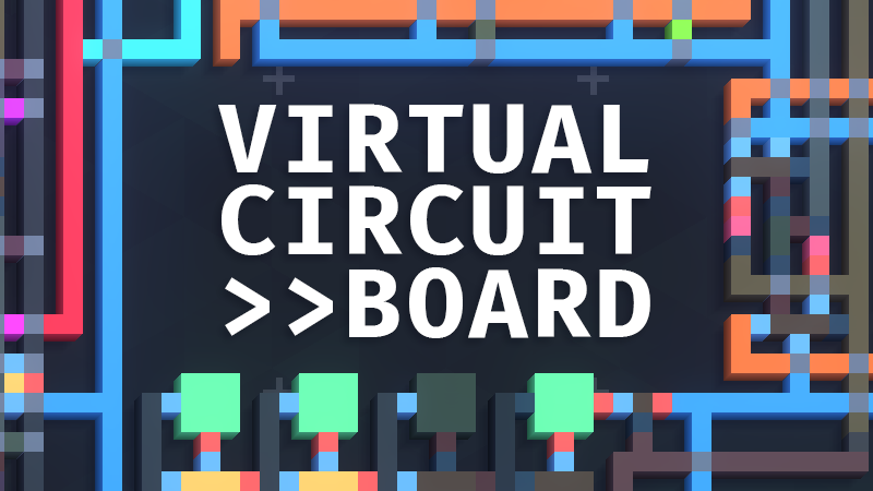 VCBgame's tweet card. It has been a long journey since I started working on this project, and now I'm glad to announce that Virtual Circuit Board is finally available in Early Access!