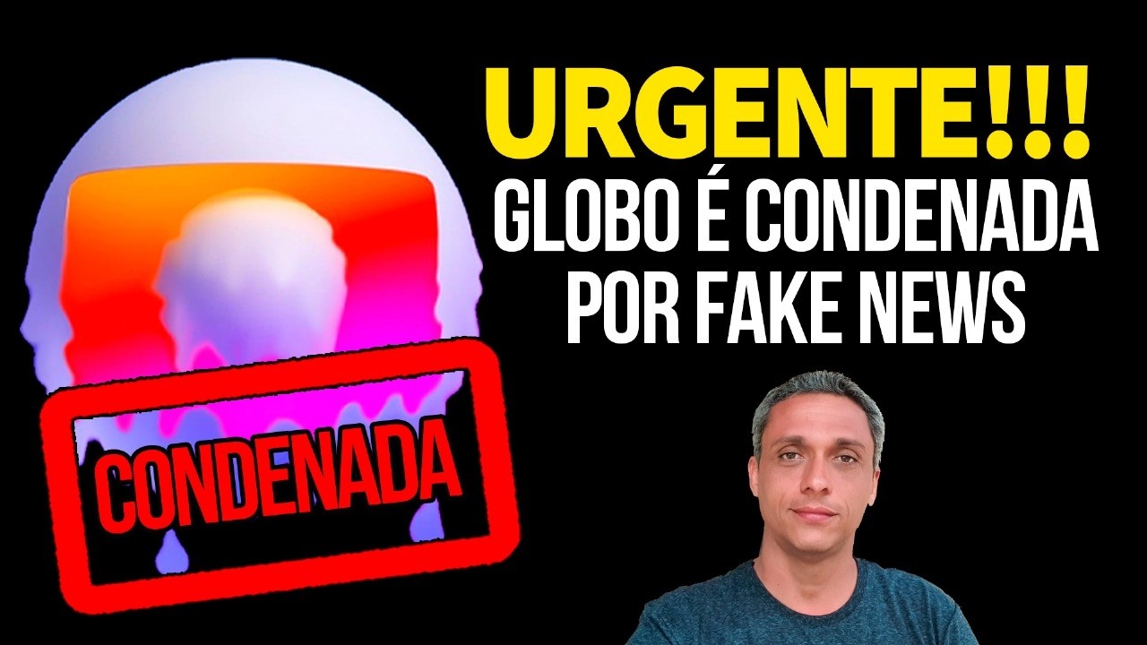 Fabimzimxim's tweet card. URGENTE! REDE GLOBO é condenada por FAKE NEWS contra deputado...