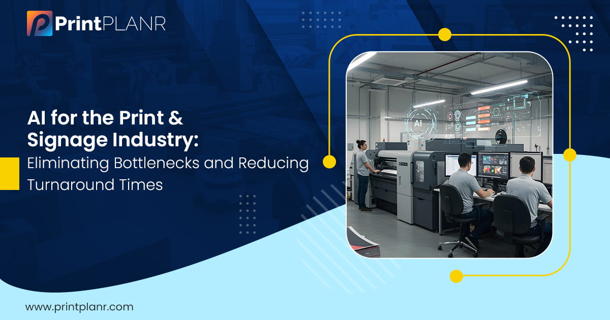 Soft_developmen's tweet card. Use AI in Print MIS & Web-to-Print to cut turnaround times, automate quotes, scheduling & artwork checks, and boost efficiency in print & signage Industry.