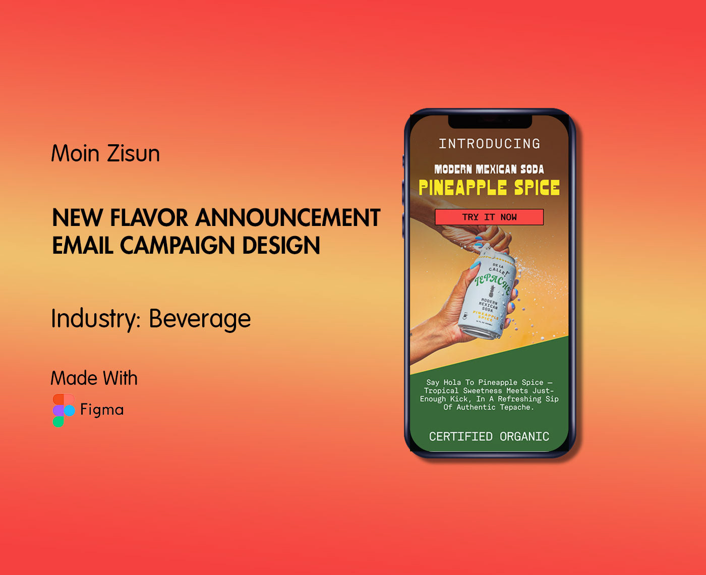 moinzisun113's tweet card. New Flavor Launch email Campaign
