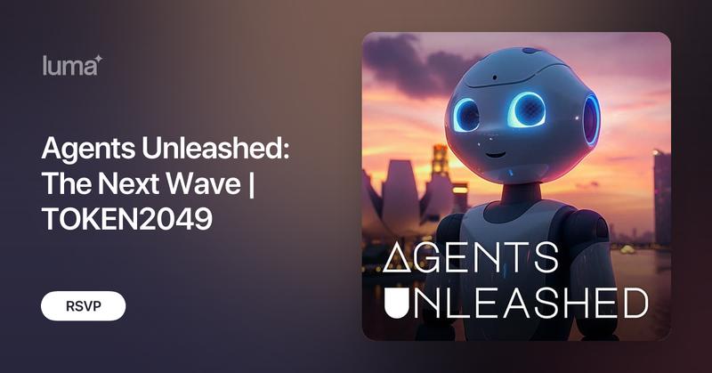 BitGPTnetwork's tweet card. The Agents Are Taking Over Singapore 🇸🇬 Olas is bringing Agents Unleashed back to Singapore's iconic ArtScience Museum in Marina Bay Sands✨ Get ready for: 🎤…