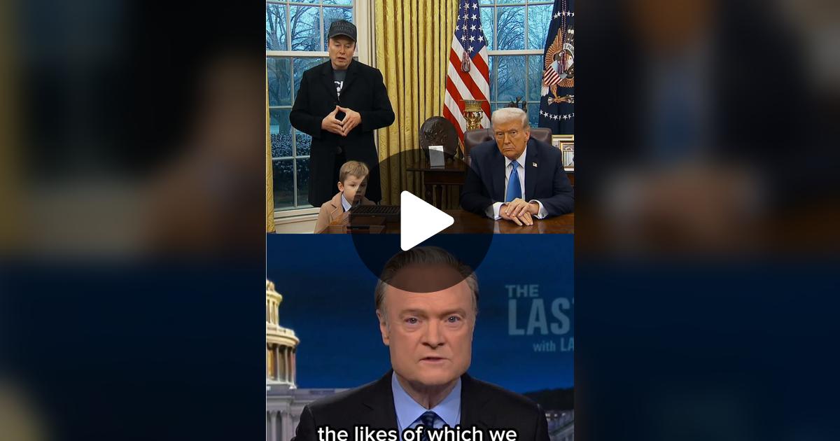wcw3_'s tweet card. 1.7M likes, 58.7K comments. “Lawrence O’Donnell talks about “the person helping” Donald Trump slash federal departments – Elon Musk. O’Donnell analyzes what he calls Trump’s “most powerless image...