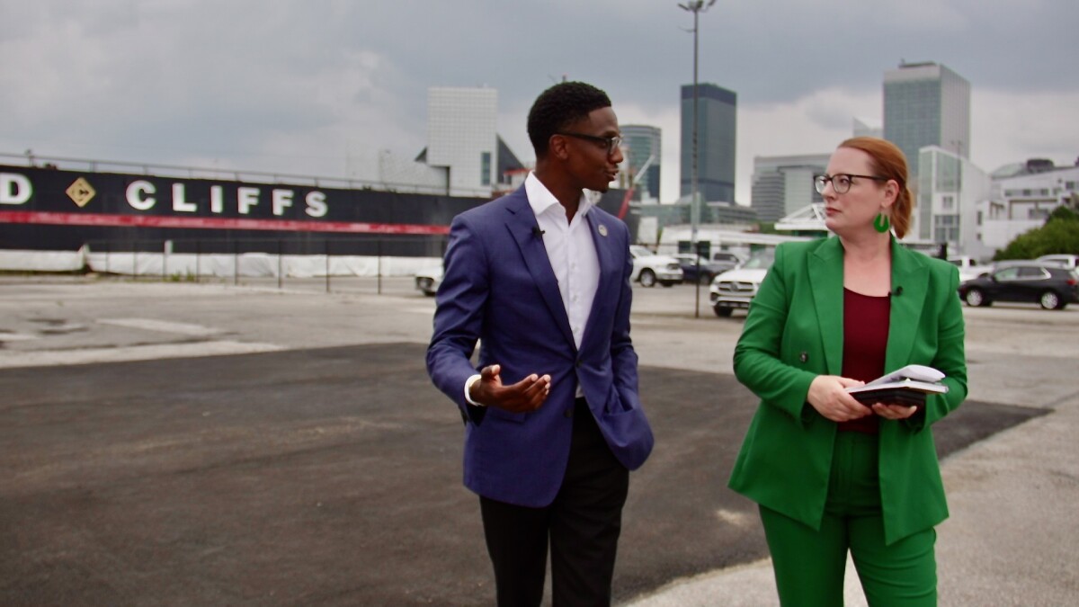 mjarboe's tweet card. Cleveland is seeking developers for 50 acres of its Downtown lakefront – including the land where Huntington Bank Field now stands.