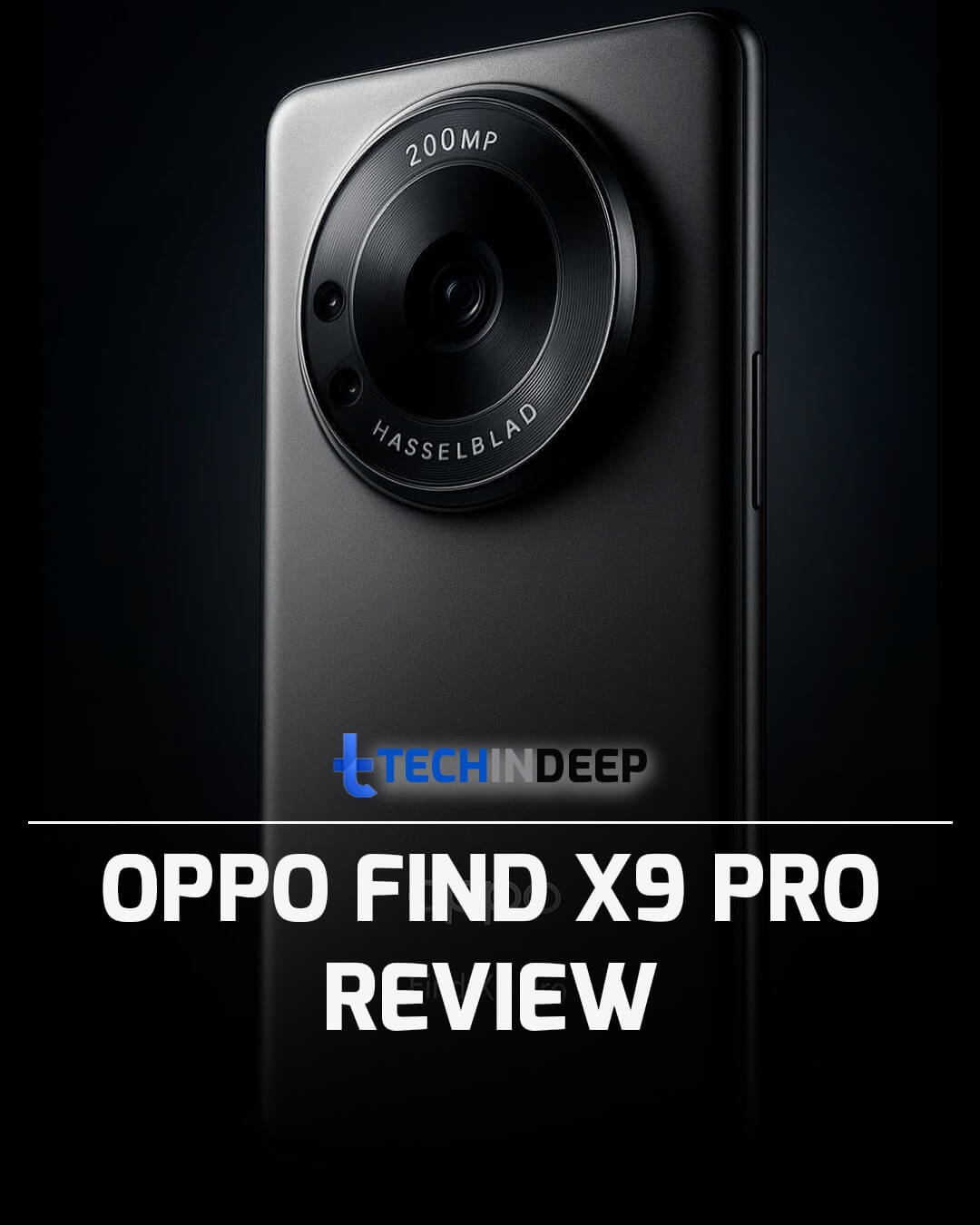 TechinDeep's tweet card. Discover why the OPPO Find X9 Pro is the flagship camera phone to beat in 2025. With 7500mAh battery, 200MP Hasselblad telephoto, 3600-nit display, and 80W charging, this comprehensive review reveals...