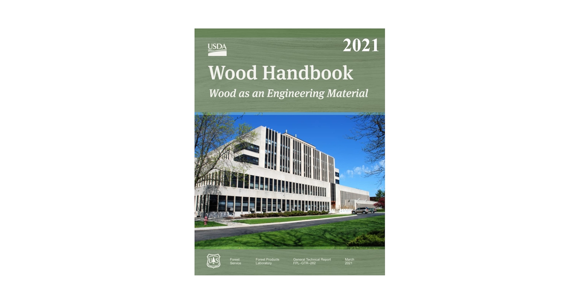 BooksArchitect's tweet card. This is the , prepared by Forest Products Laboratory staff and colleagues. (Printed in black and white.) The purpose of the Wood Handbook is to provide background technical information on wood and...