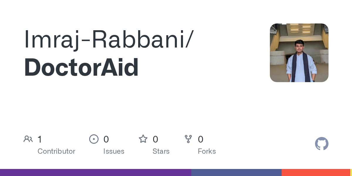 RabbaniImraj's tweet card. Contribute to Imraj-Rabbani/DoctorAid development by creating an account on GitHub.