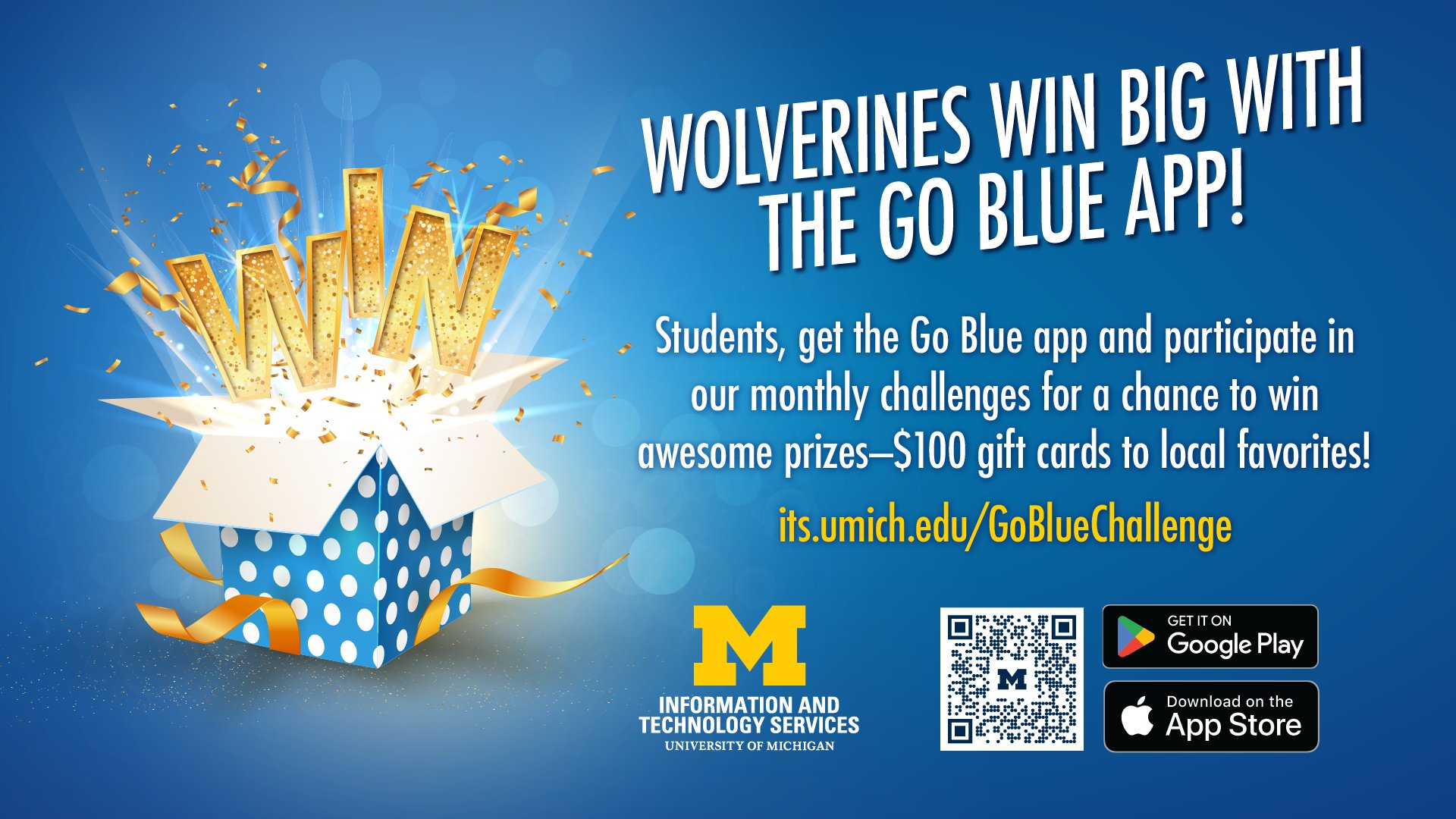 umichTECH's tweet card. November 5–December 15, 2025 Download, Refer, and Become a Victor! Go Blue, your AI assistant for all things University of Michigan, is here to make campus life even more rewarding: from 11/5 through...