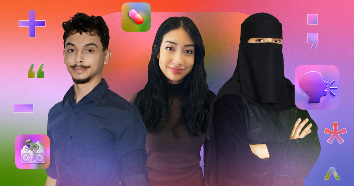 EEhare's tweet card. Meet Dezmond Blair, Elena Galluzzo, and Jawaher Shaman, three winners of Apple’s 2024 Swift Student Challenge.