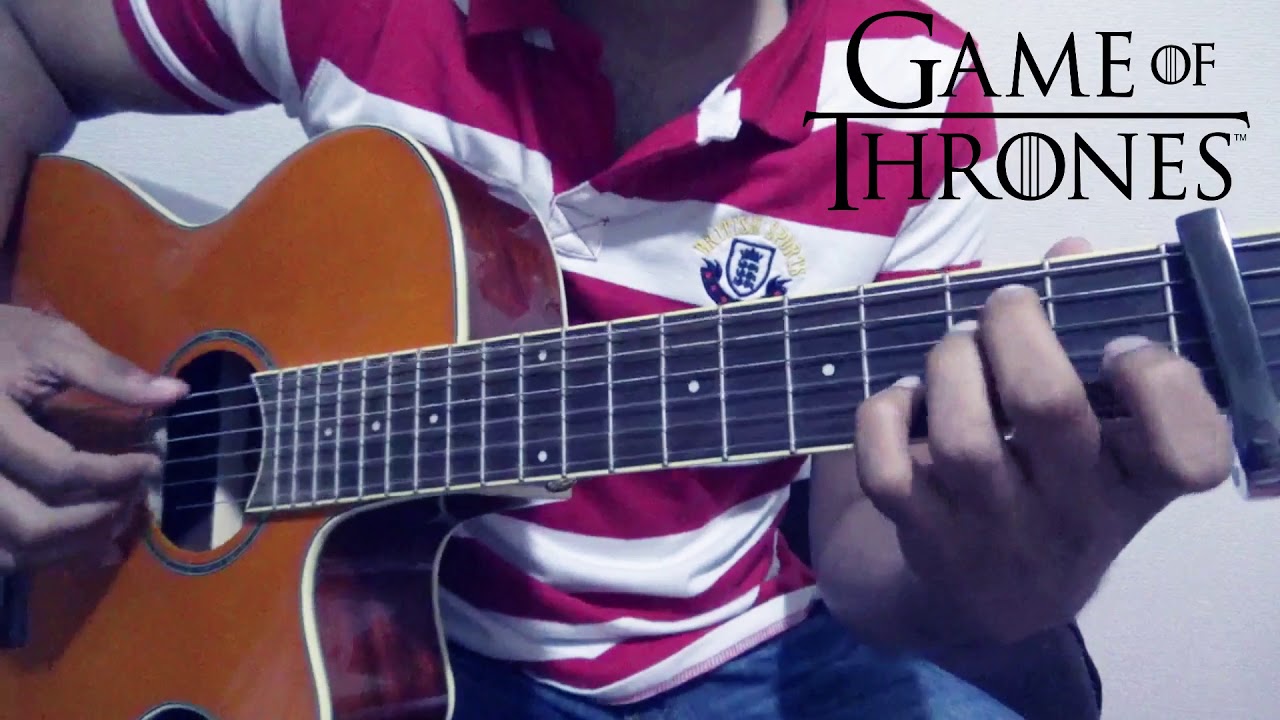 javacode21's tweet card. Game of Thrones Main theme on guitar