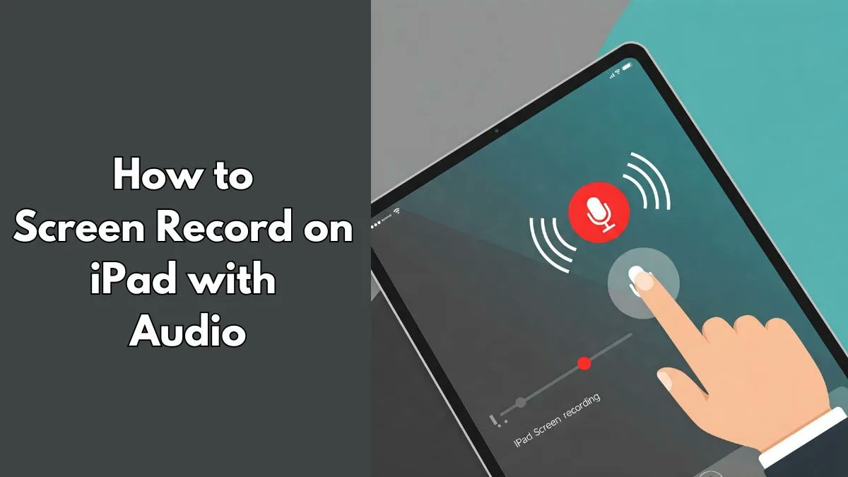 izoate's tweet card. Learn how to screen record on iPad with audio, including internal sound, microphone input, and background music.