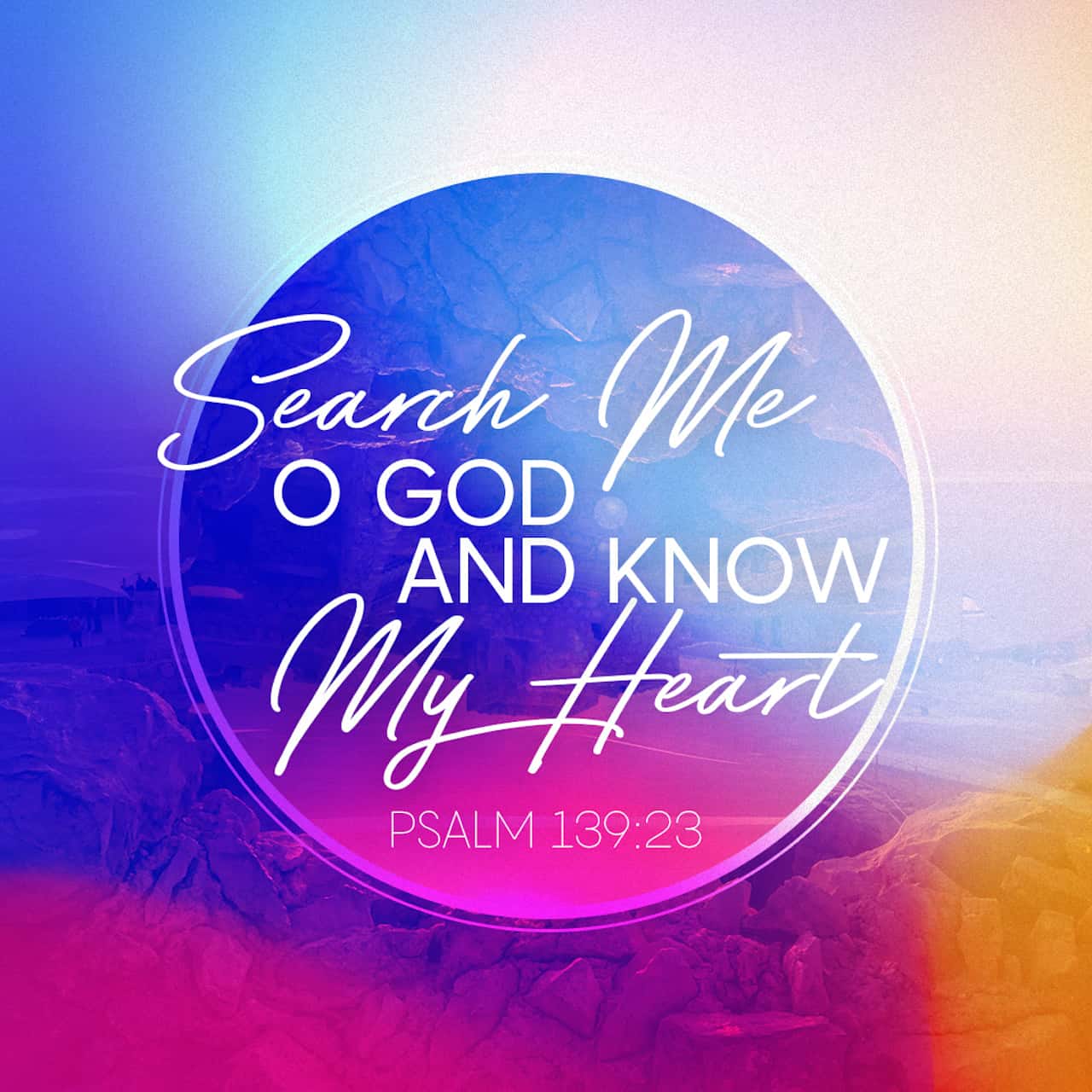 ProfeGreg's tweet card. Search me, O God, and know my heart! Try me and know my thoughts!
