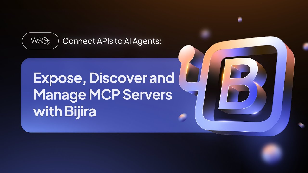 wso2apimanager's tweet card. Connect APIs to #AI Agents: Expose, Discover and Manage MCP Servers...