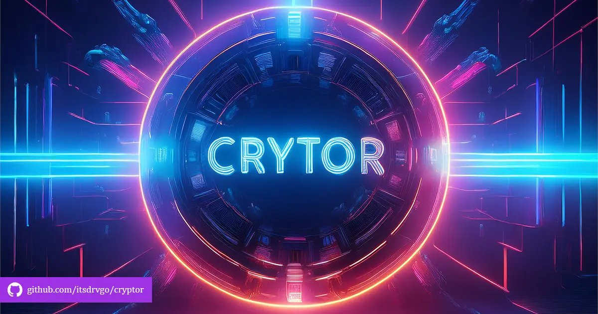 itsdrvgo's tweet card. Cryptor is a simple, secure, and fast encryption and decryption tool.