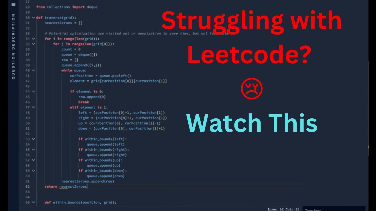 leetinterviews's tweet card. Fill Matrix with Distance to Nearest Zeros | SWE Interview #20