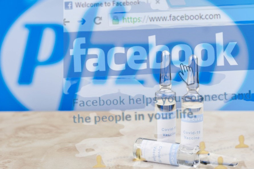 greg_devlab's tweet card. Parmi les partenaires de Facebook dans la lutte contre la désinformation, on trouve notamment... Pfizer.