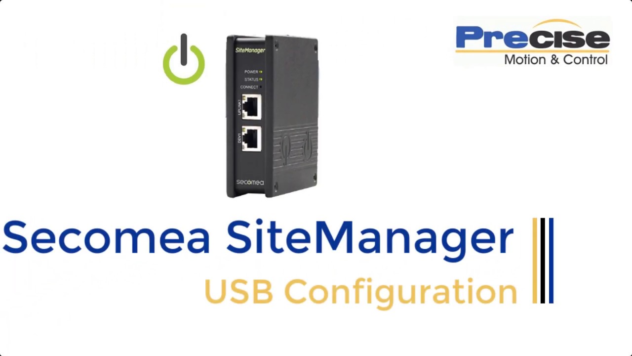 PreciseMotion's tweet card. How to Configure a Secomea SiteManager with USB Memory Stick
