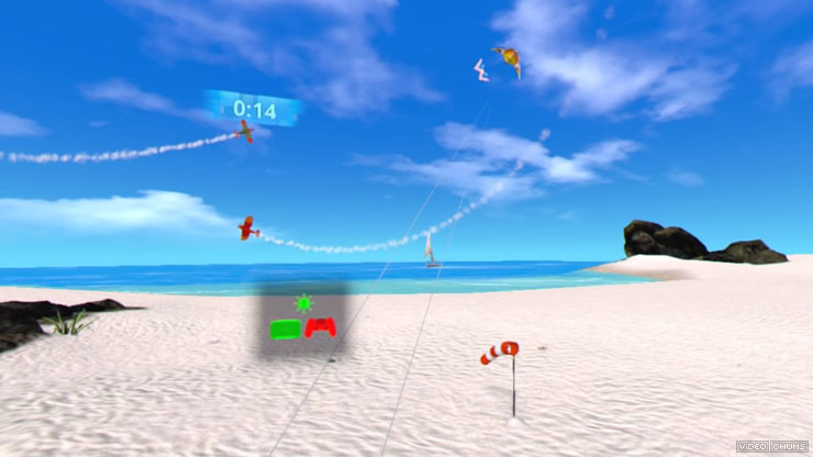 VideoChums's tweet card. There's something intriguing about a VR game where all you do is fly a kite.
