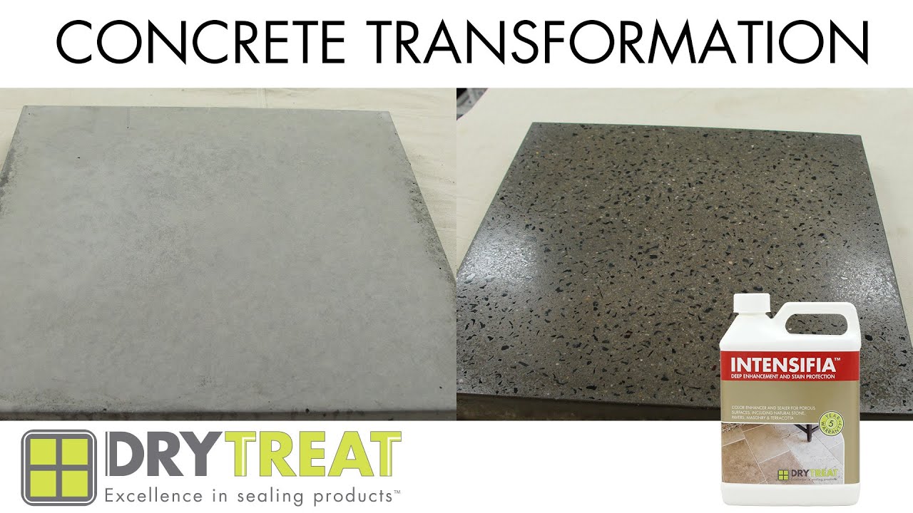 StoneProtection's tweet card. INTENSIFIA™ Polished Concrete Transformation