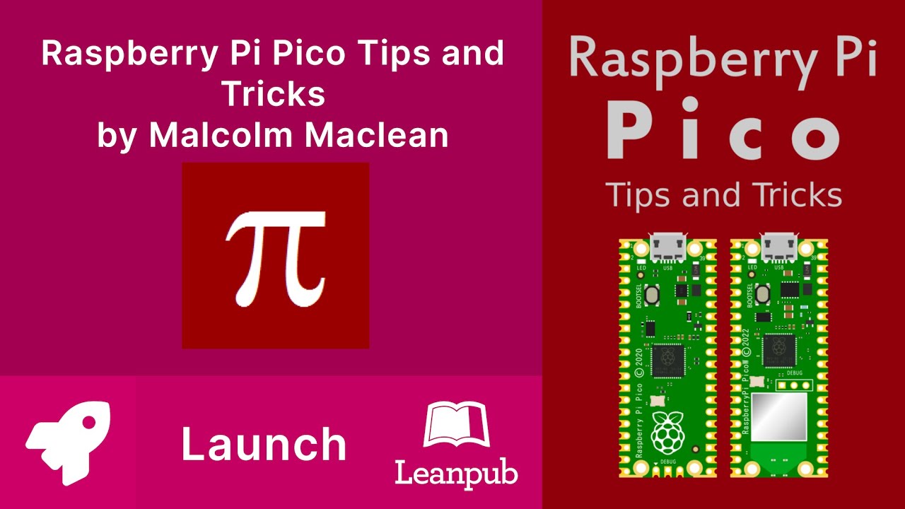 leanpub's tweet card. Get Started with Raspberry Pi Pico: Tips from Malcolm Maclean #ebooks...