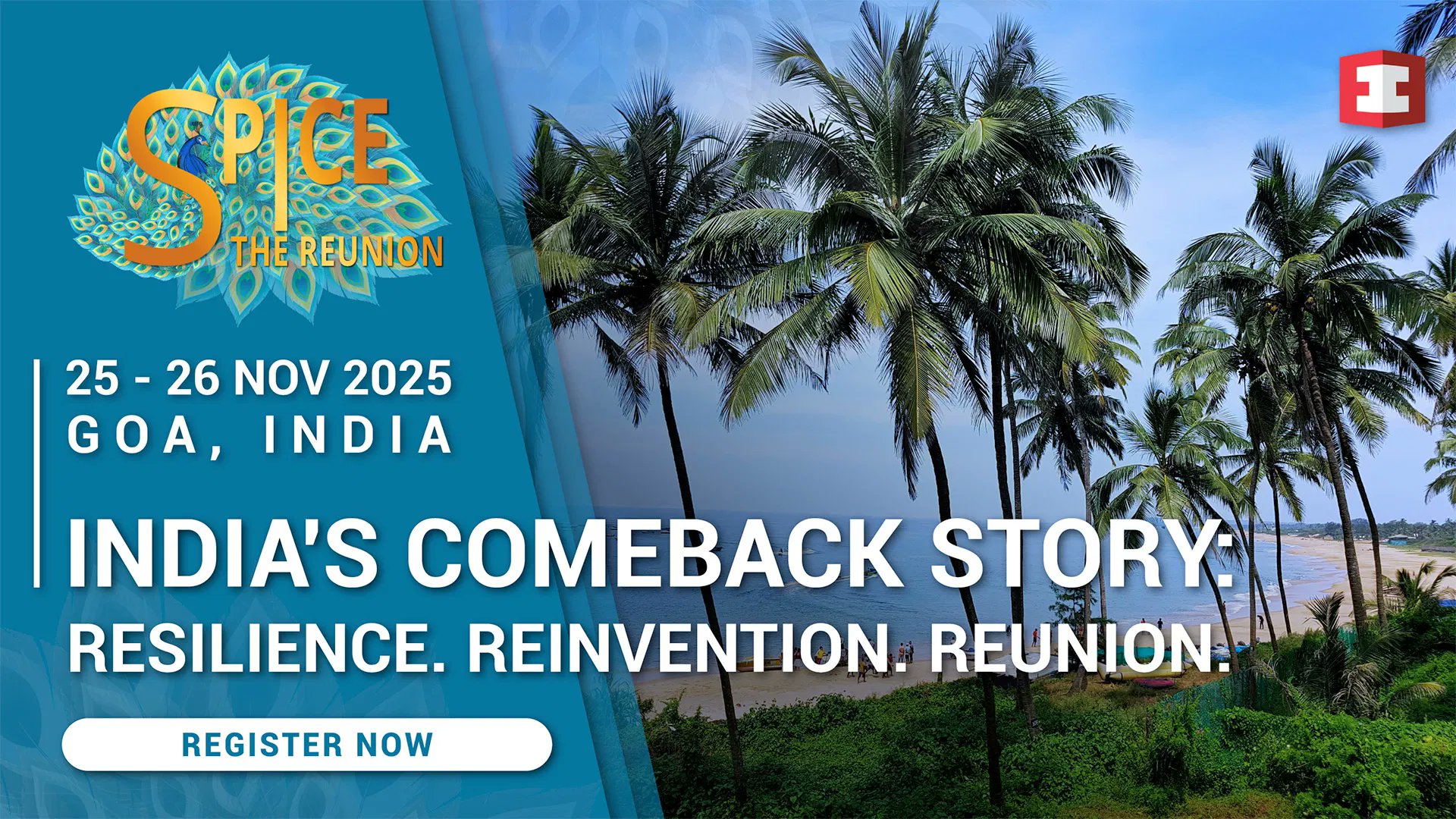 luck_landia's tweet card. SPiCE The Reunion 2025 in Goa on 25–26 November. Network with global iGaming leaders and explore emerging market opportunities.