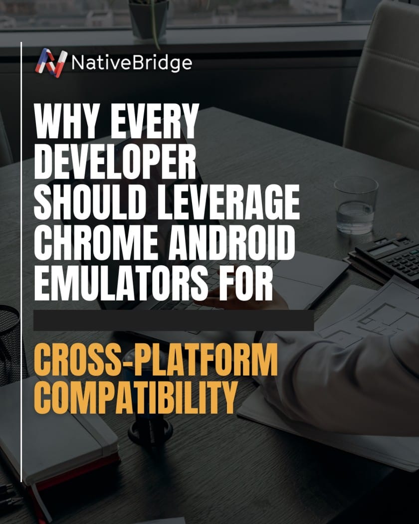 NativeBridge_io's tweet card. With the diversity of devices, screen sizes, and operating systems, achieving cross-platform compatibility is both a challenge and a necessity. Developers need tools that simplify testing, debugging,...