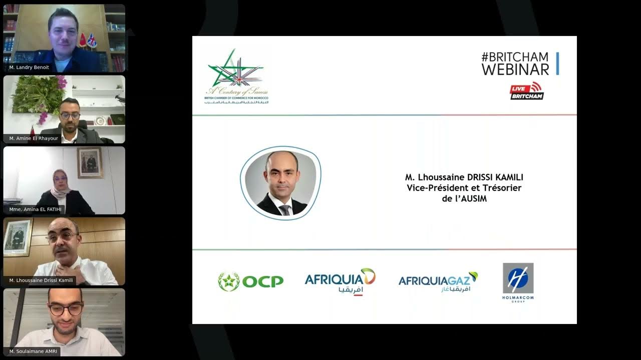 Forcinet's tweet card. #BritChamWebinar "Transformation Digitale et Télécommunications Défis...