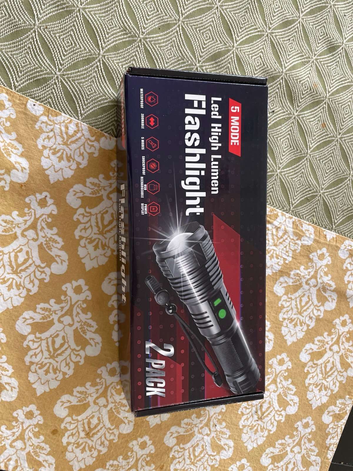 BooksGiftsBGM's tweet card. Shop smarter: 2Pack Rechargeable Flashlights outdoor flashlights, 20% off. Good condition with free shipping. Discover amazing secondhand deals daily.
