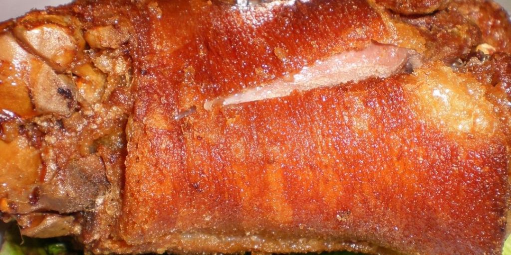 mfaenlle's tweet card. Crispy pata is a popular Filipino dish (tender meat and crispy skin). The cooking process of this dish takes time but the effort is worth it.