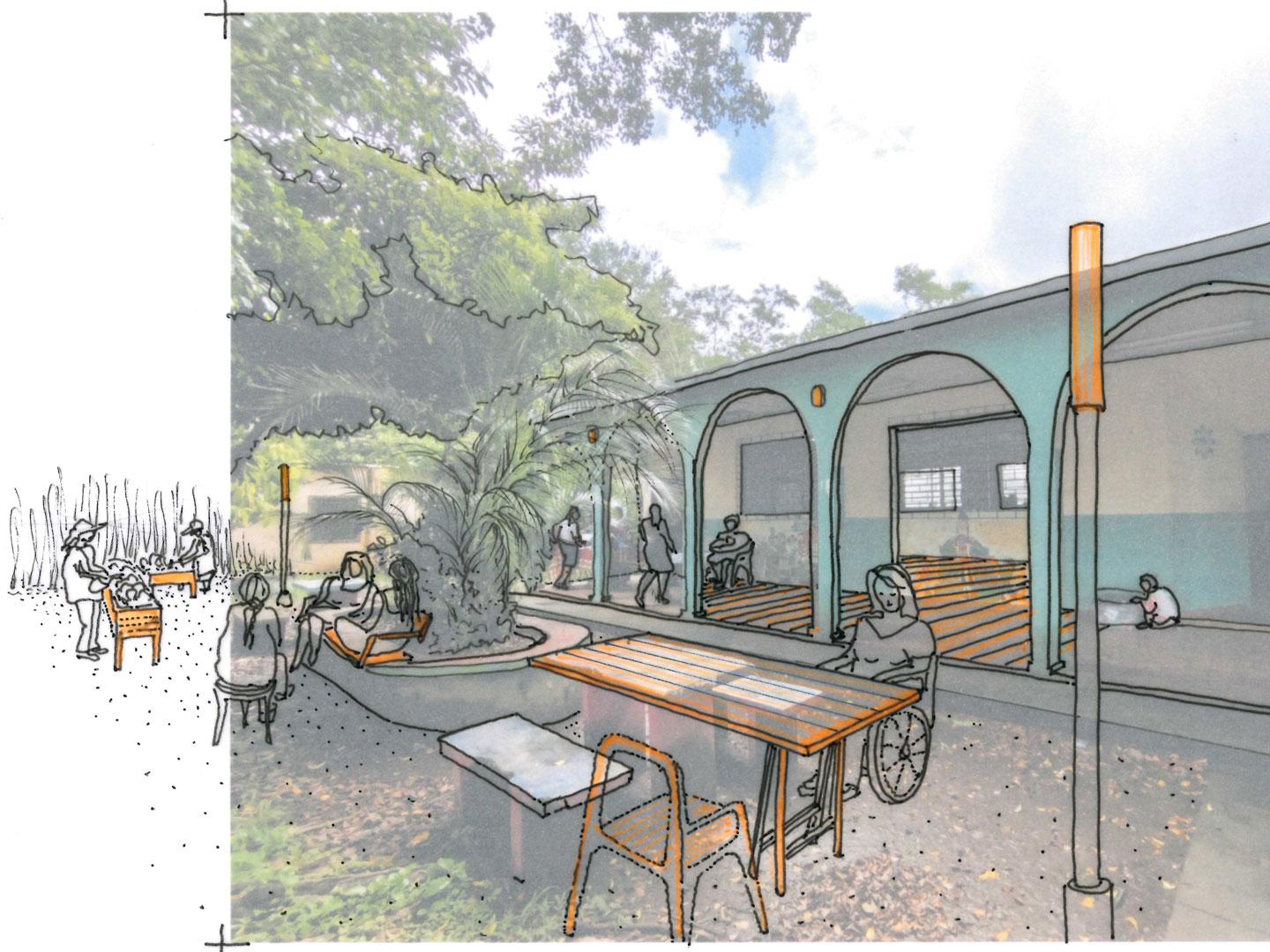 annadealmeida's tweet card. This project consisted in a diagnostic of everyday networks and to design a future climate care shelter, working with the Municipal Women’s Association of Ciudad Arce, El Salvador.