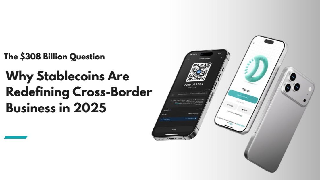 DevdraftAI's tweet card. TL;DR: The global stablecoin market has surpassed $308 billion in market capitalization with 25 consecutive months of growth, with over $8.9 trillion in transaction volume processed in H1 2025 alone.