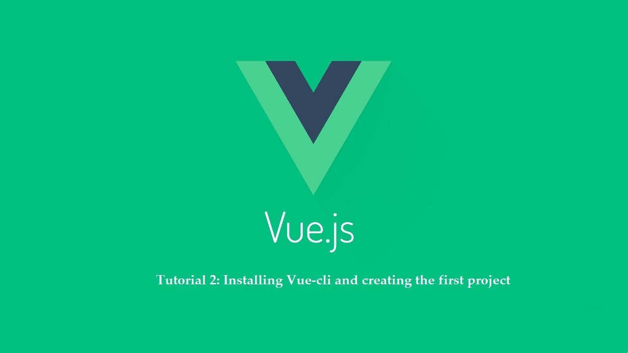 iTreeniTech's tweet card. Tutorial - 2: Installing Vue cli and creating the first project