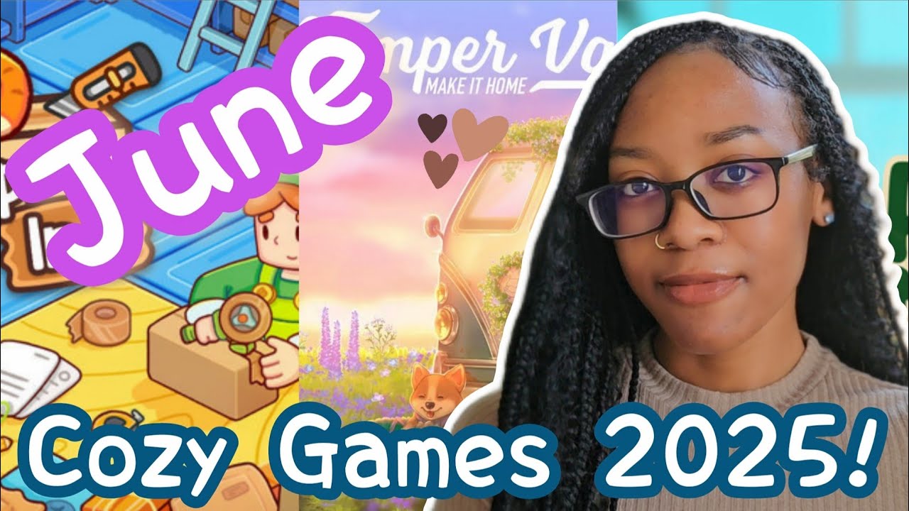 LudusPaxStudio's tweet card. NEW Cozy Games Coming Out In June 2025 For SWITCH & PC!🍂