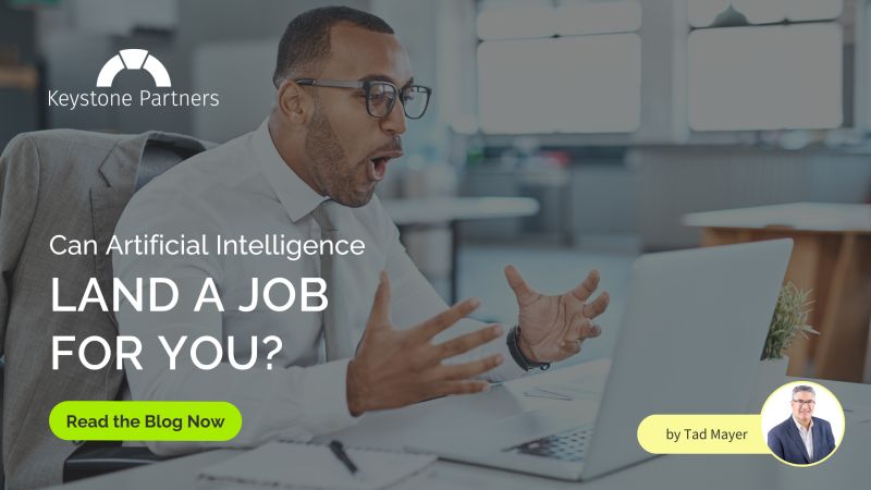 Keystone_Assoc's tweet card. Is it real ? Can AI get you a job ? Will companies be lured in by AI created resumes and letters? Thanks Tad Mayer and Essex Partners - a division of Keystone Partners for great insights !