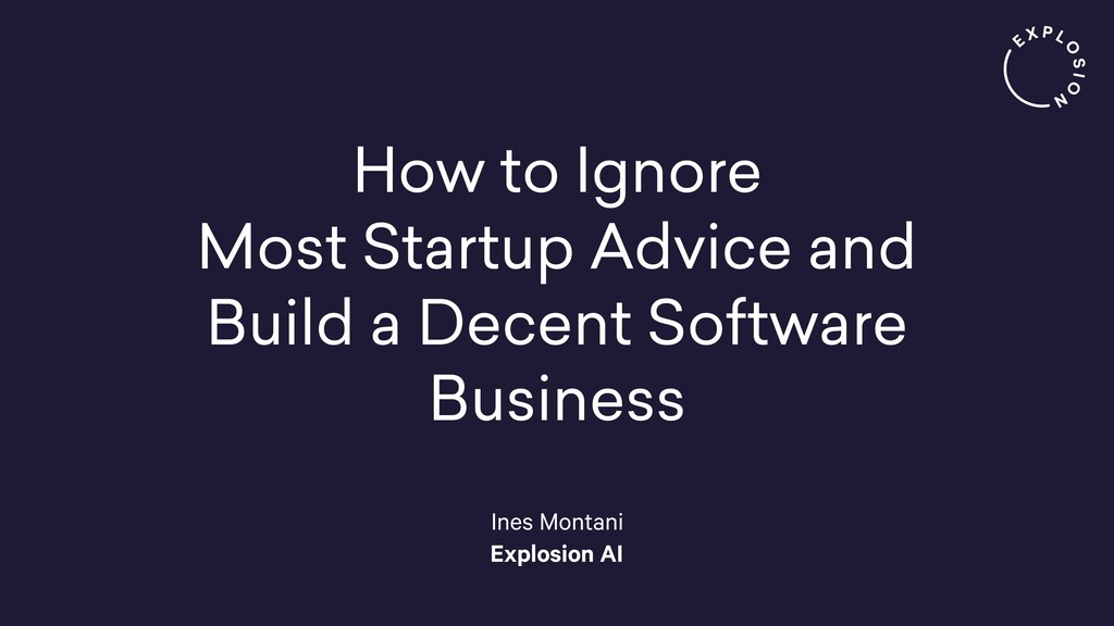 _inesmontani's tweet card. Video: https://www.youtube.com/watch?v=74AsJ7RET20 It’s a great time to be a software developer. Platforms are steadily becoming more mature, useful …