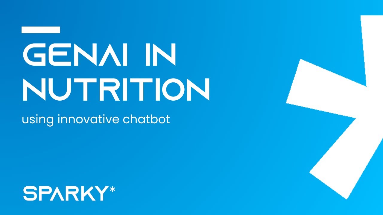sparkydata's tweet card. Your personalized nutrition expert: AI chatbot